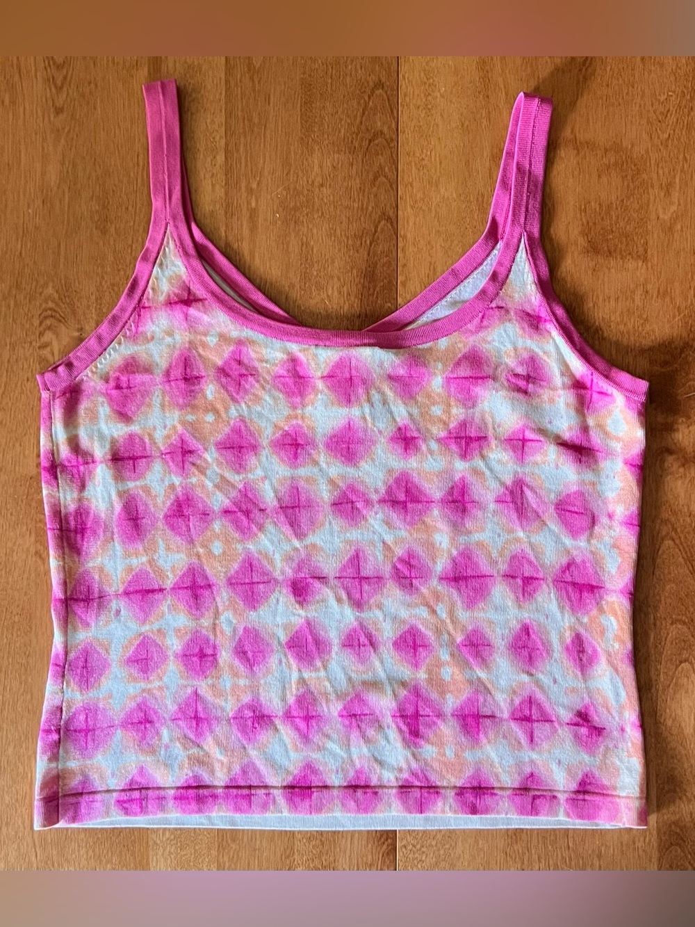 Talbots Collection Geometric Pattern Tank Top - Picture 3 of 5